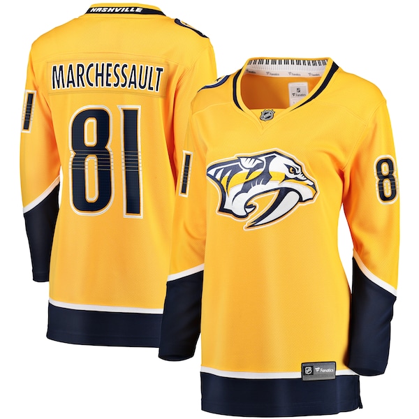 Jonathan Marchessault Nashville Predators Fanatics Breakaway Jersey Gold 2026/27