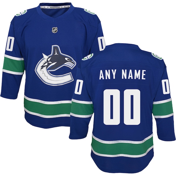 Vancouver Canucks Replica Custom Jersey Blue 2025/26