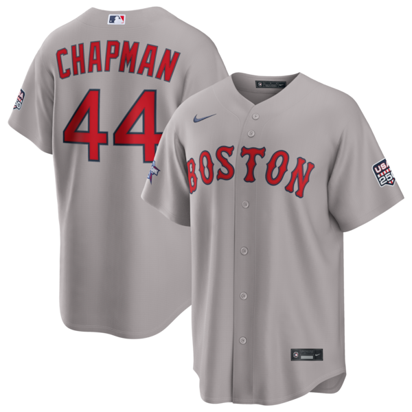 2026 ALL Star Game Boston RED SOX Aroldis Chapman Nike Gray Replica Jersey 2026