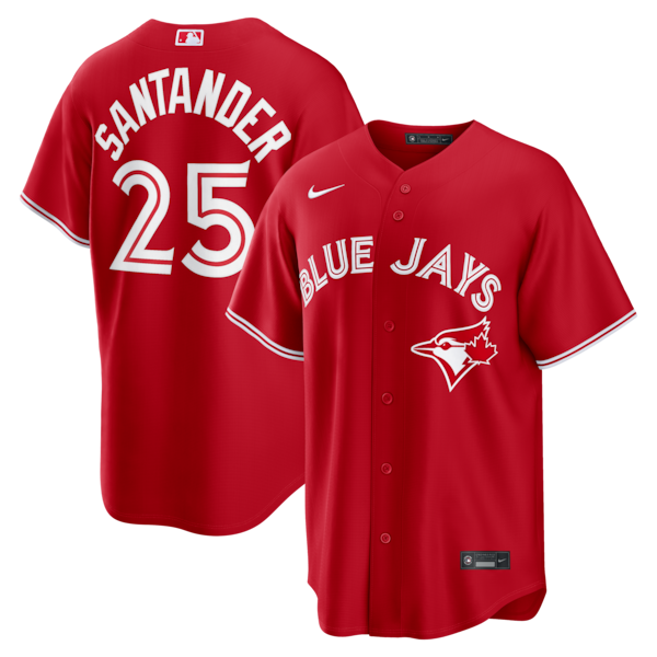 Anthony Santander Toronto Blue Jays Nike Canada DAY Replica Jersey RED 2025/26