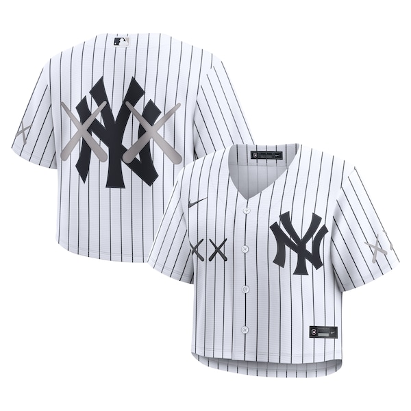 NEW York Yankees Nike X Kaws Cropped Replica Jersey White 2026/27