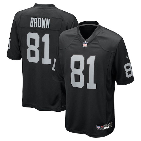 TIM Brown LAS Vegas Raiders Nike Game Retired Player Jersey Black 2025/26