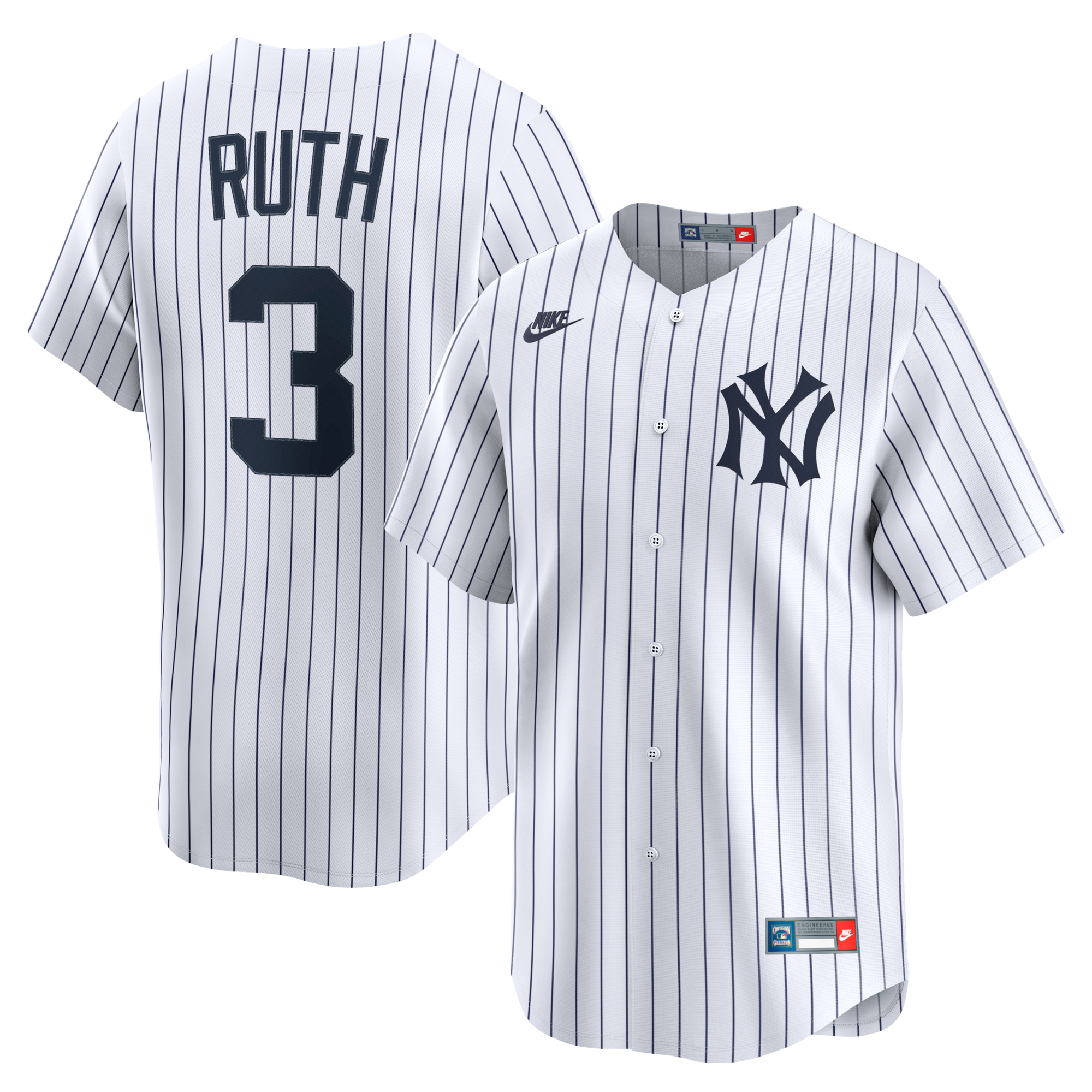Babe Ruth New York Yankees Nike Throwback Cooperstown Collection Limited Jersey 2025/26
