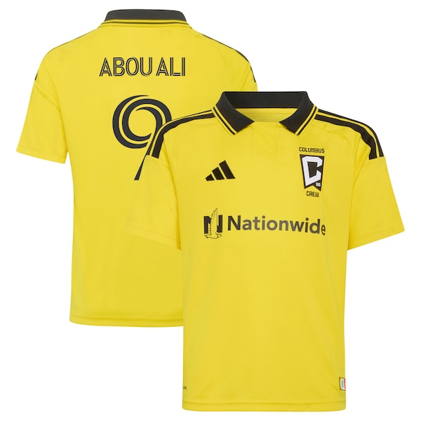Wessam Abou Ali Columbus Crew Adidas Youth 2026 the Crafted For Excellence Kit Replica Jersey 2026