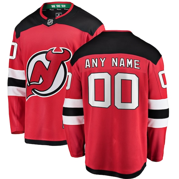 New Jersey Devils Fanatics Breakaway Custom Jersey RED 2026/27