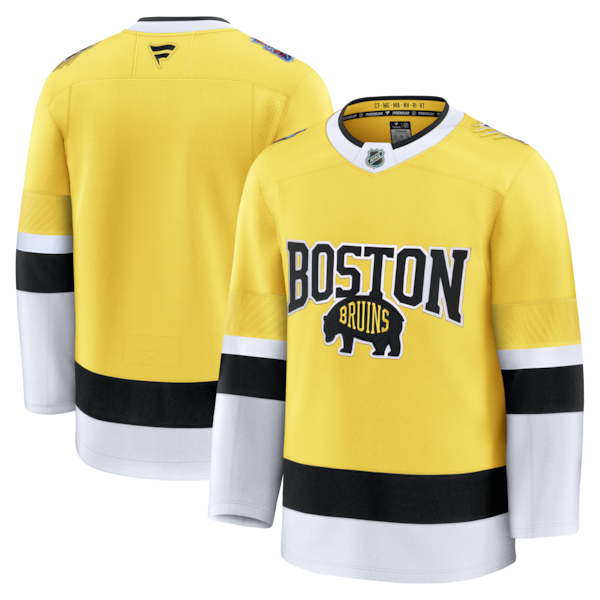 Boston Bruins Fanatics 2026 NHL Stadium Series Premium Custom Jersey Gold 2026