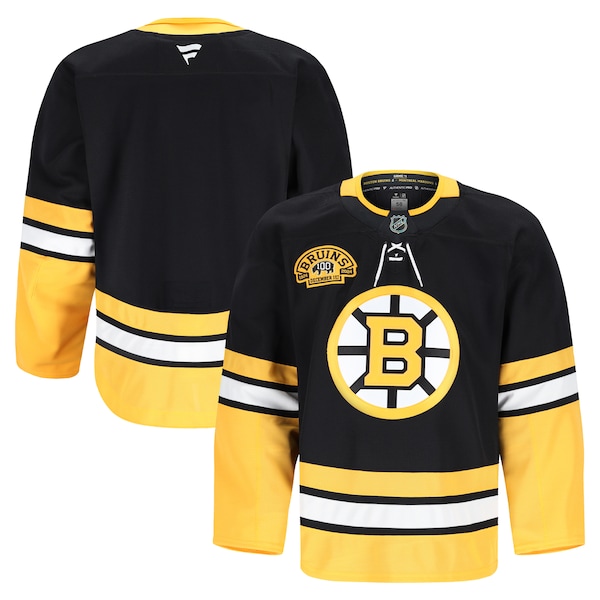 Boston Bruins Fanatics 100th Anniversary Authentic PRO Jersey Black 2025/26