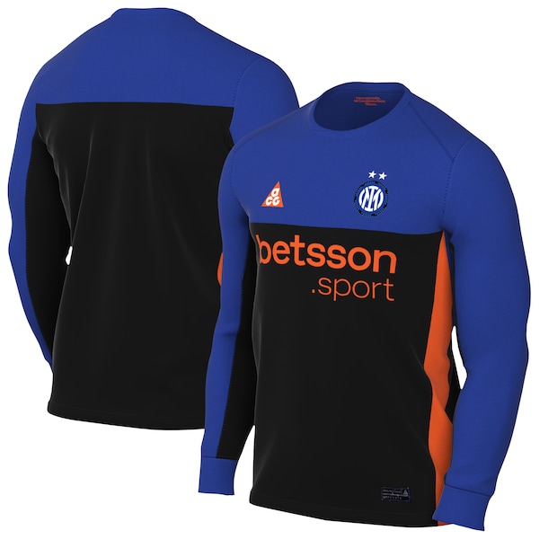 Inter Milan Nike 2025 26 Stadium Replica Long Sleeve Jersey Blue 2025/26