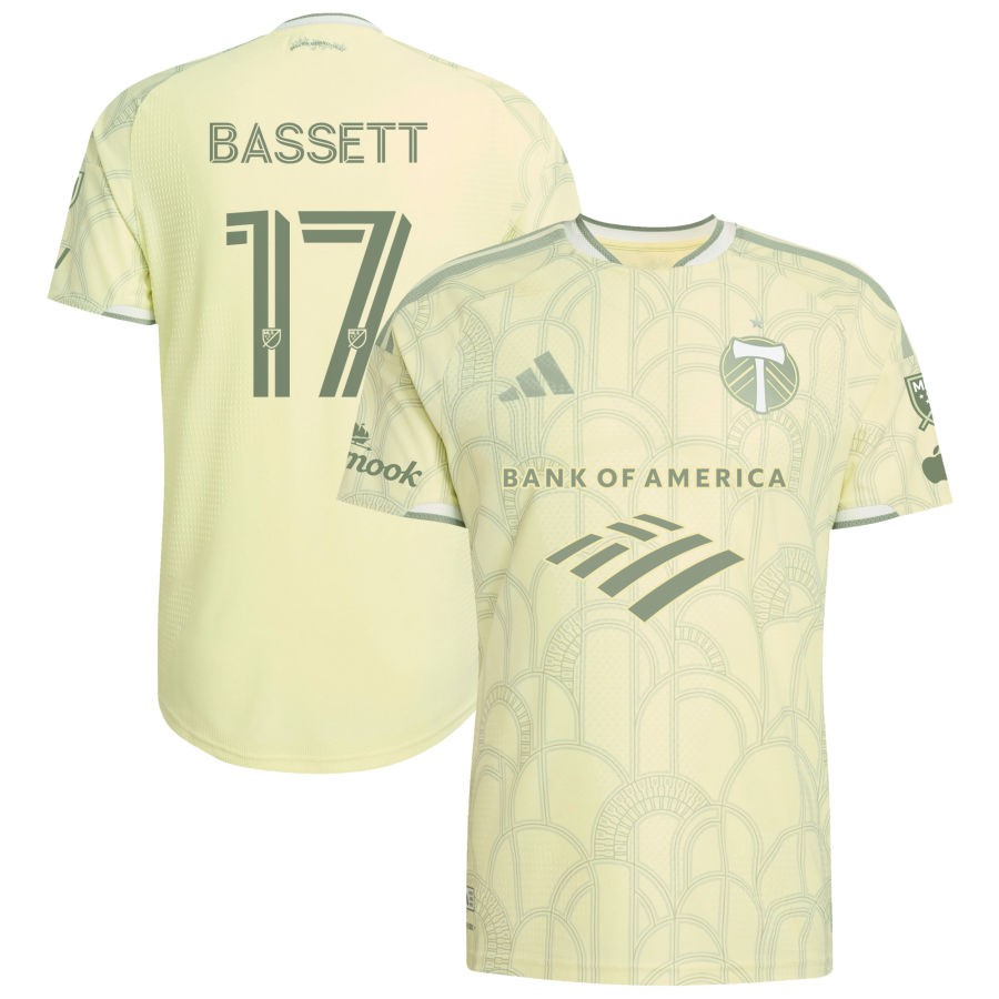 Portland Timbers Adidas 2026 Civic Stadium KIT ON Field Authentic Patch Custom Jersey Yellow 2026