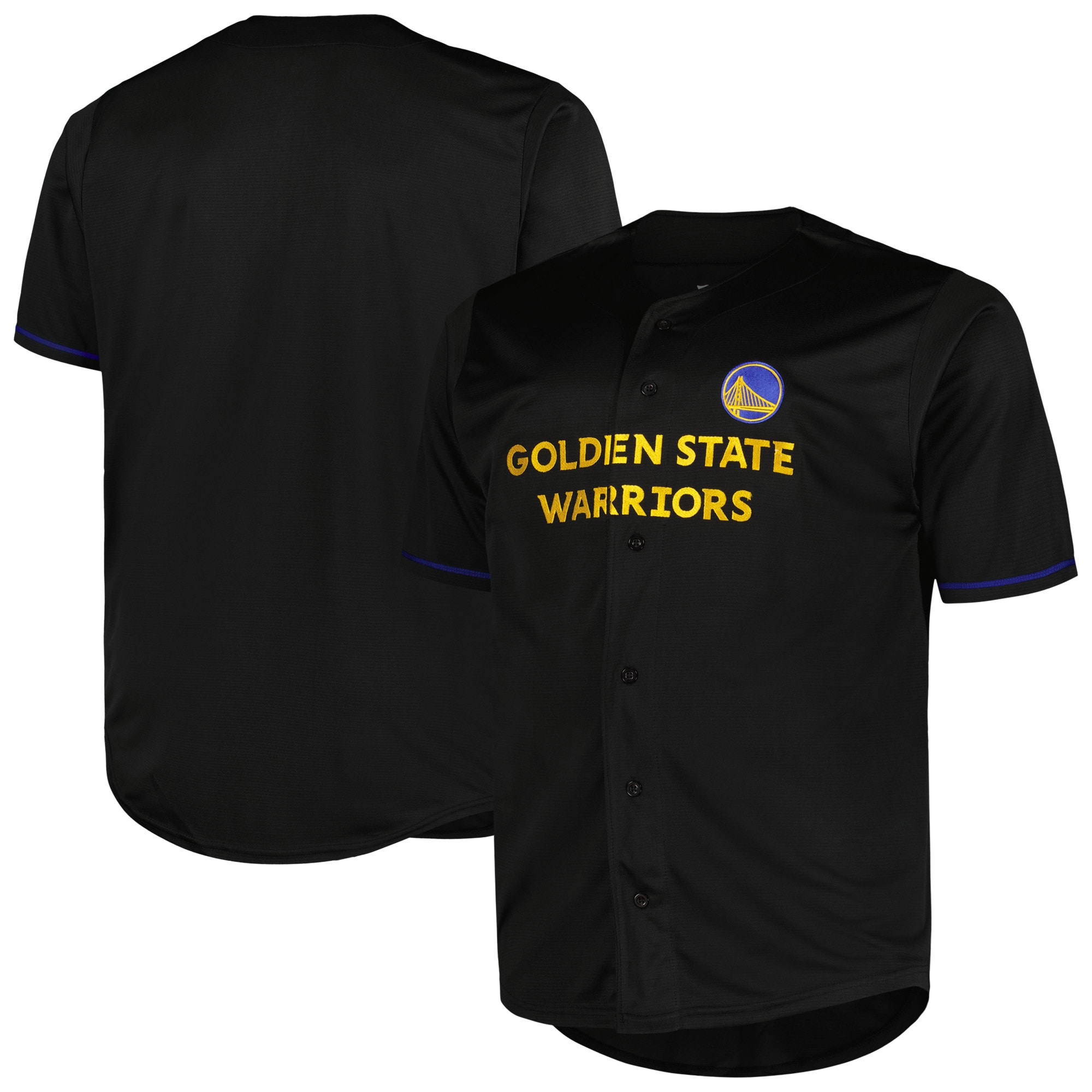 Golden State Warriors Profile BIG and Tall POP Jersey Black 2025/26