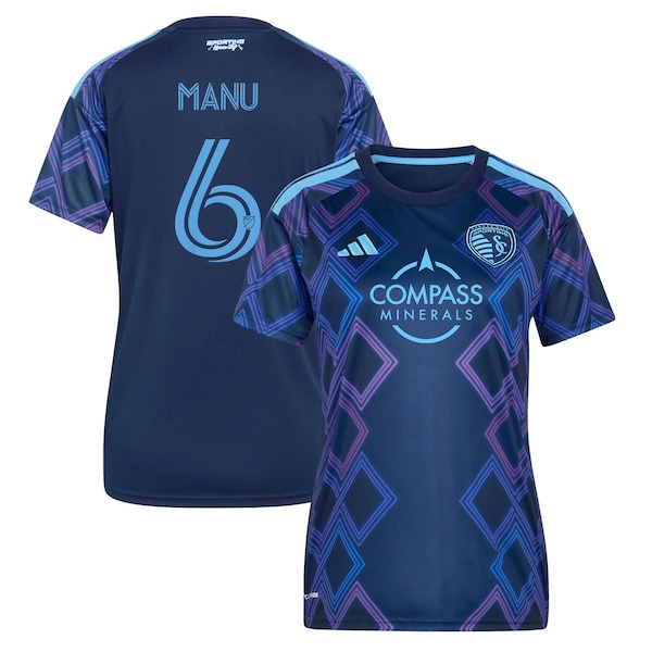 Adidas Manu Garcia Blue Sporting Kansas City 2026 the 18th Vine Kit Replica Jersey 2026