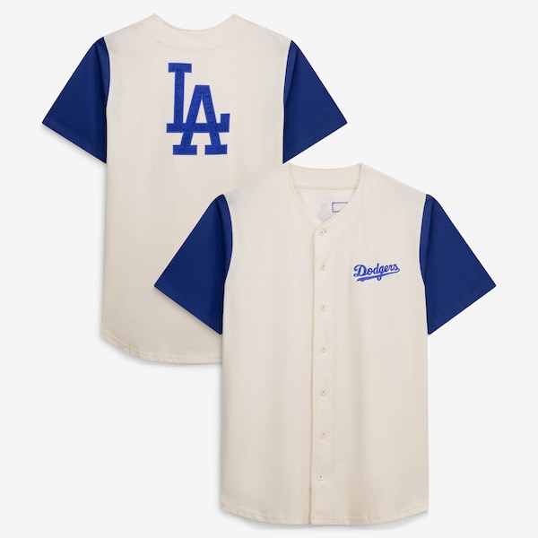 Los Angeles Dodgers Profile BIG and Tall Full Button Jersey Cream 2025/26