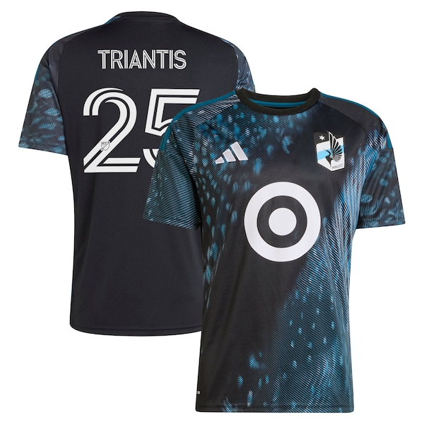 Joaquín Pereyra Minnesota United FC Adidas Youth 2026 the Decade KIT Replica Jersey Black 2026