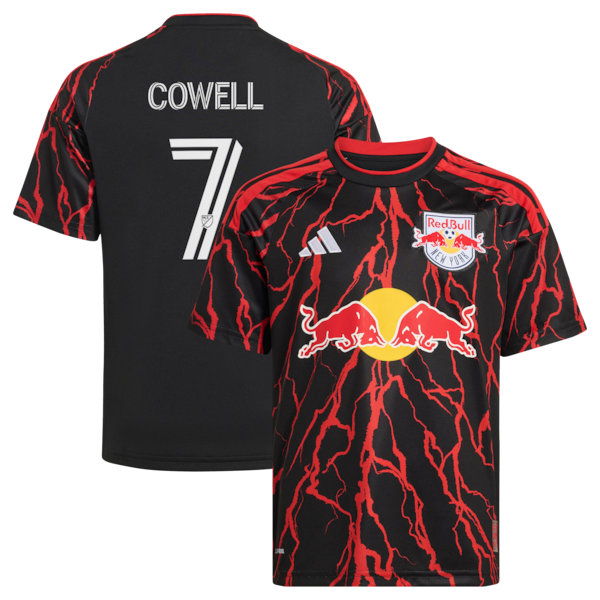 Adidas Cade Cowell Black New York Red Bulls 2026 the Rooted Kit Replica Jersey 2026