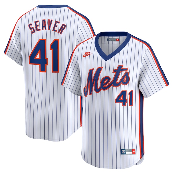 Tom Seaver New York Mets Nike Throwback Cooperstown Limited Jersey 2025/26