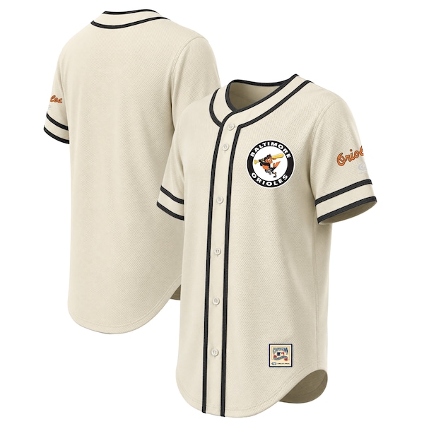 Baltimore Orioles Stitches Throwback Fashion Jersey Natural 2026/27