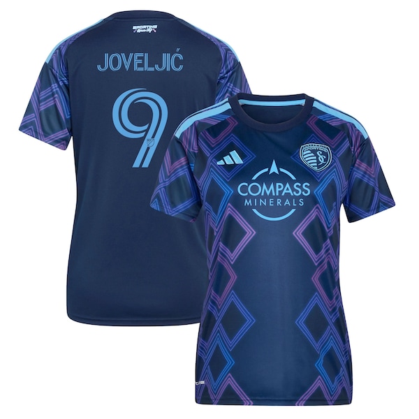Adidas Dejan Joveljic Blue Sporting Kansas City 2026 the 18th Vine Kit Replica Jersey 2026