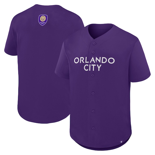 Orlando City SC Fanatics Maximum Intensity Button UP Jersey Purple 2026/27