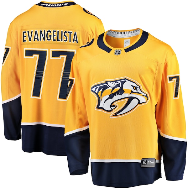 Luke Evangelista Nashville Predators Fanatics Premier Breakaway Player Jersey 2025/26