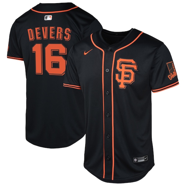 Rafael Devers SAN Francisco Giants Nike Youth Limited Jersey Black 2025/26