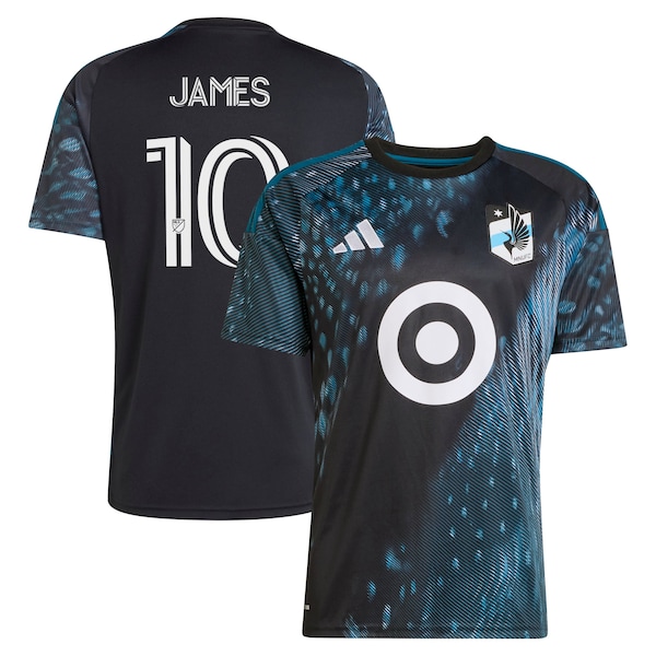 James Rodriguez Minnesota United FC Adidas 2026 the Decade KIT Replica Jersey Black 2026