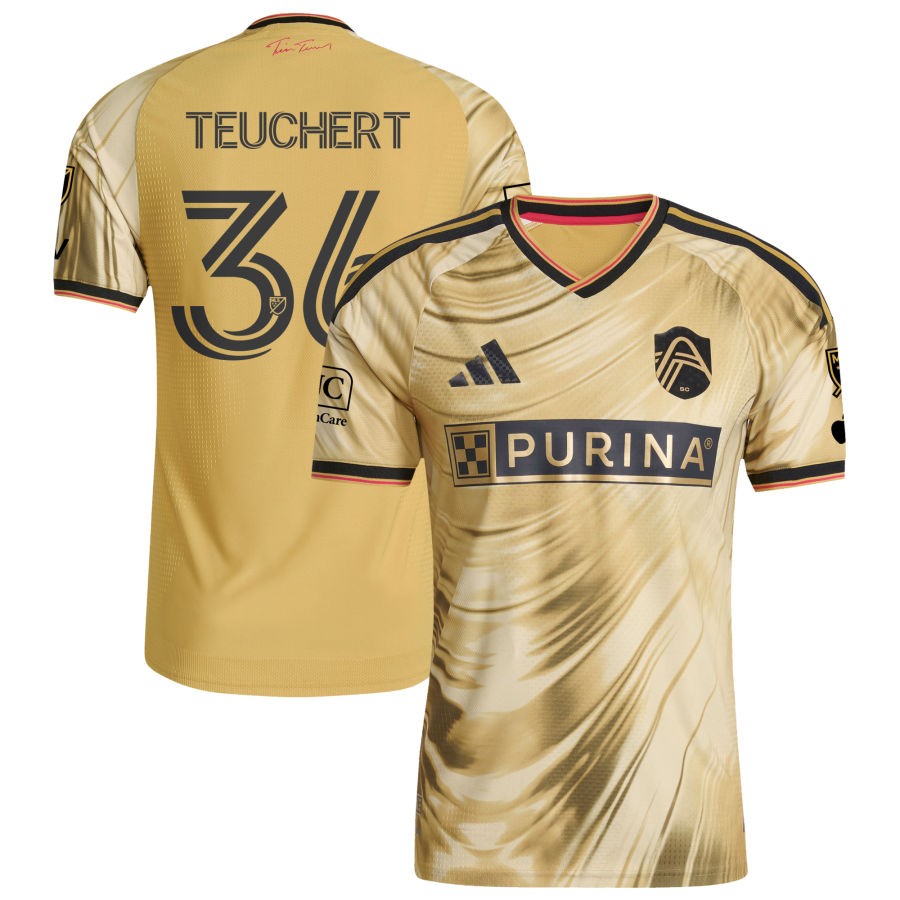 St. Louis City SC Adidas 2026 the Tina Turner Kit On Field Authentic Patch Custom Jersey 2026