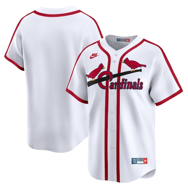 St. Louis Cardinals Nike Cooperstown Collection Limited Jersey White 2026/27