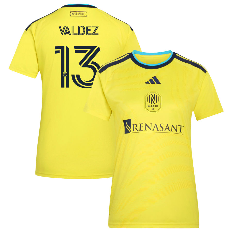 Nashville SC Adidas Womens 2026 the Reverb Kit Replica Custom Jersey 2026