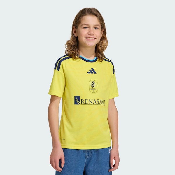 Nashville SC Adidas Youth 2026 the Reverb Kit Replica Jersey 2026
