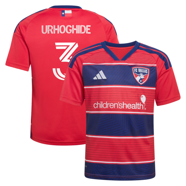 Adidas Osaze Urhoghide RED FC Dallas 2026 DNA KIT Replica Jersey 2026