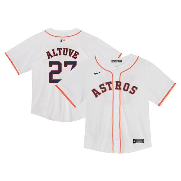 Jose Altuve Houston Astros Nike Toddler Game Jersey White 2025/26