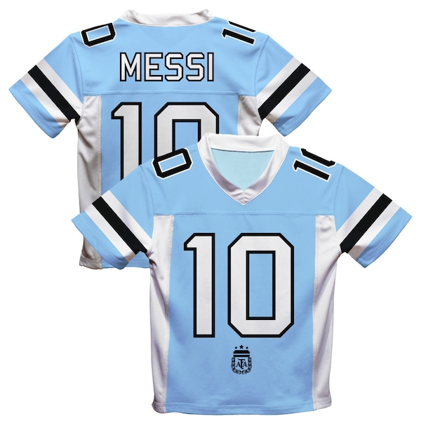Argentinien Lionel Messi Argentina National Team Vive la Fete Toddler Painted Stripes Basketball Jersey Light Blue 2026