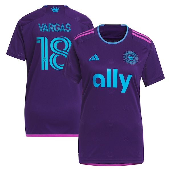 Charlotte FC Chituru Odunze Womens Adidas Purple Charlotte 2023