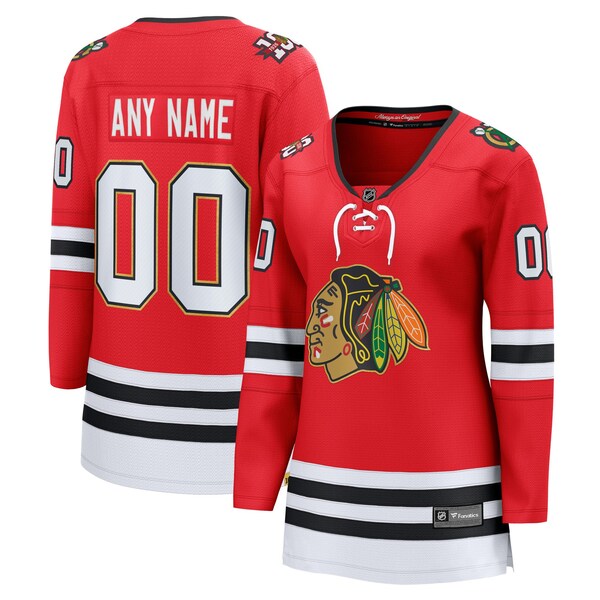 Chicago Blackhawks Fanatics Centennial Breakaway Custom Jersey RED 2026/27