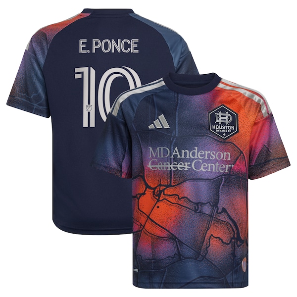 Adidas Hector Herrera Blue Houston Dynamo FC 2026 Mission Control Replica Jersey 2026
