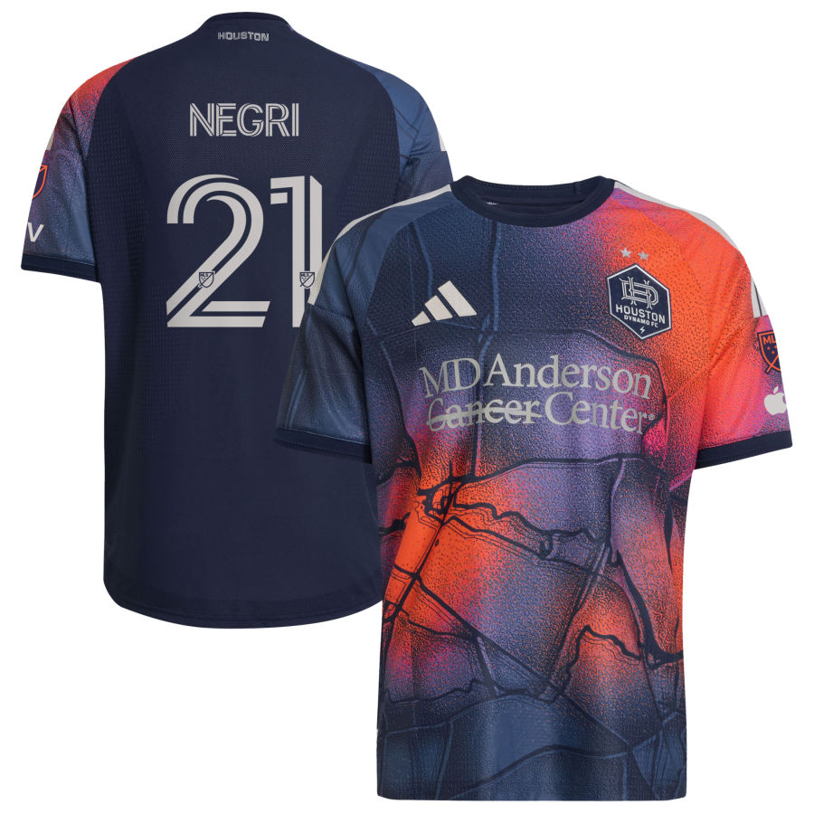 Houston Dynamo FC Adidas 2026 Mission Control On Field Authentic Patch Custom Jersey 2026